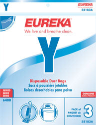 Eureka Style Y Bags 58183A- Genuine  - 3 Pack