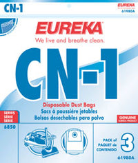 Eureka CN-1 Vacuum Bags 61980A - Genuine - 36 dust bags