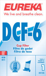 Eureka DCF-6 Dust Cup Filter  62137, DCF6 - Genuine