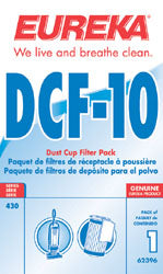 Eureka DCF-10  Dust Cup Filter 62396 or 62396-2, DCF10 - Genuine