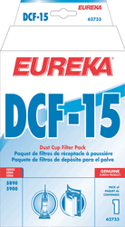 FILTER EUREKA 5890 BAG-LESS (TYPE DCF-15)