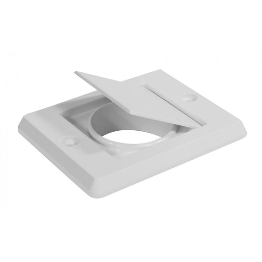 Exhaust Vent Cap - for Central Vacuum Installation - White - Hayden 793030W
