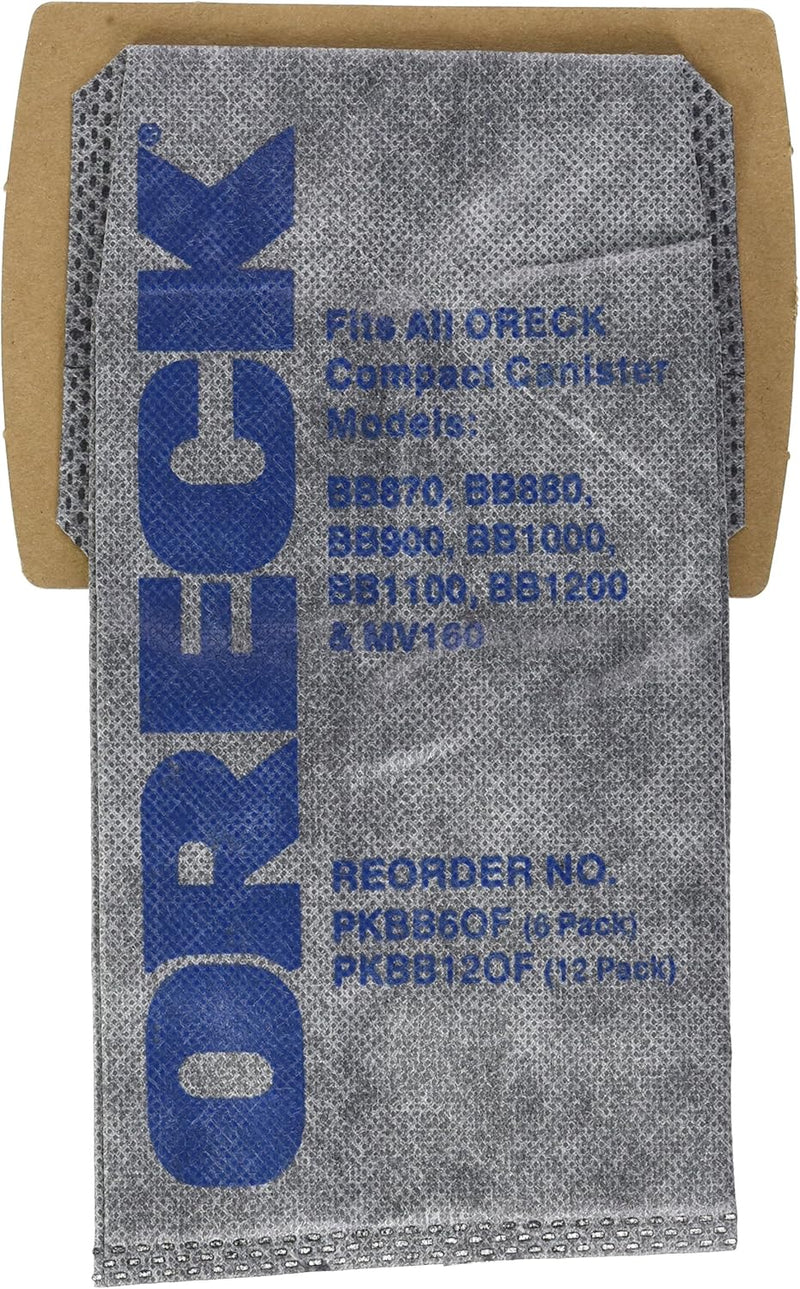 Oreck Buster B Charcoal Bags (Pack of 12) PKBB12OF