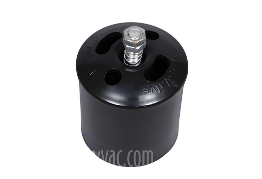 Fit All, Central Vac Bleeder Valve, Black, Central Vac Systems Vacuum #10002-BK