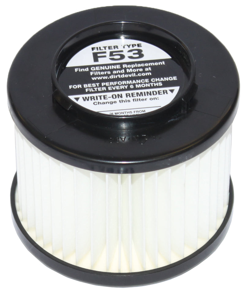 Dirt Devil F53,F-53 HEPA Filter for Dynamite Cyclonic UD20000 Bagless Uprights - 304307001 - Genuine