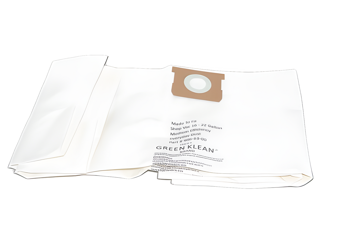 Green Klean Paper Bags Shop Vac, 3pk, 16 22 Gallon Vacuum #GK-54005