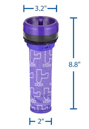 Vacuum Cleaner Pre-Filters. Compatible for Dyson DC37, DC39, DC28, DC53 Series Absolute Vacuum Replacement Part No. 923413-01