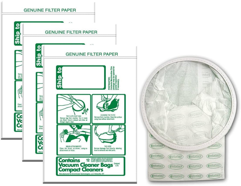 Dust Bags for Tristar and Compact Canisters 36 Pack