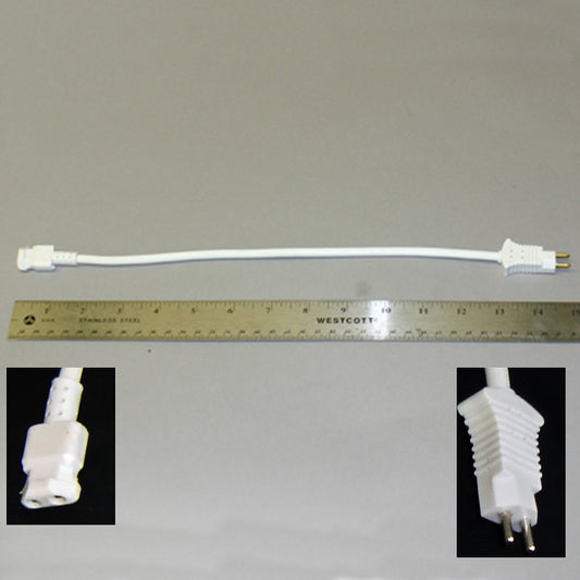 Fitall: FA-3069 Cord, :( 14-1/2" White Hose Female/Male Flex