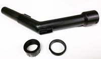 CURVED HOSE END-1 1/4'' W/REPAIR KIT/BLACK
