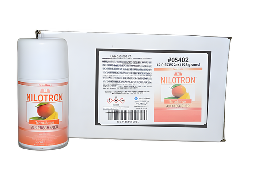 Nilodor Nilotron Metered Aerosol 7OZ Refill, Tango Mangoonly Available by the Case (12) Vacuum #05402