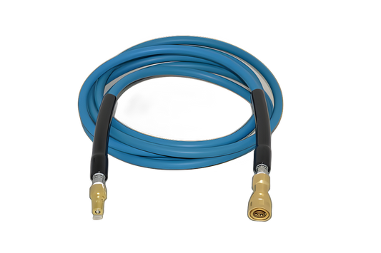 Commercial Extractor Parts Soulution Hose W/fittings, 15FT, Commercial 3000 Psi Vacuum #14-1158-02