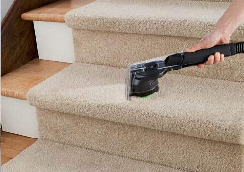 Hoover SpinScrub Stain Remover Hand Tool, Vacuum Powered Brush Attachment, Upholstery and Stair Cleaner #FH01000
