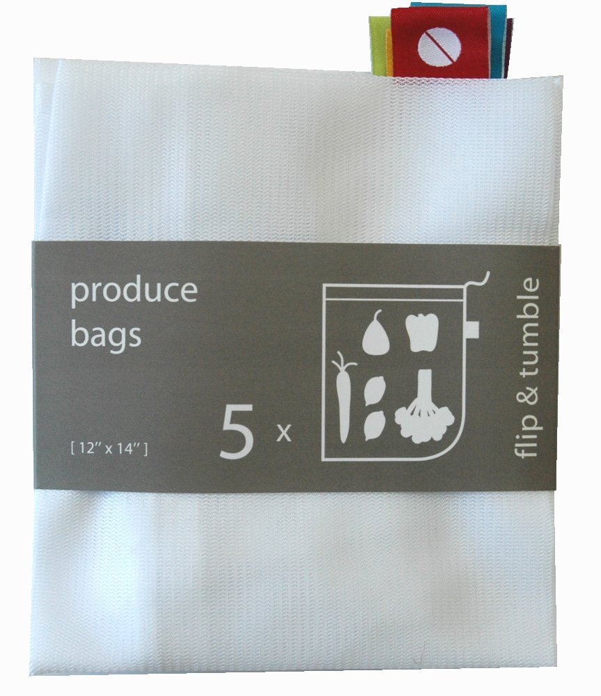 flip and tumble reusable produce bags set of 5 bags