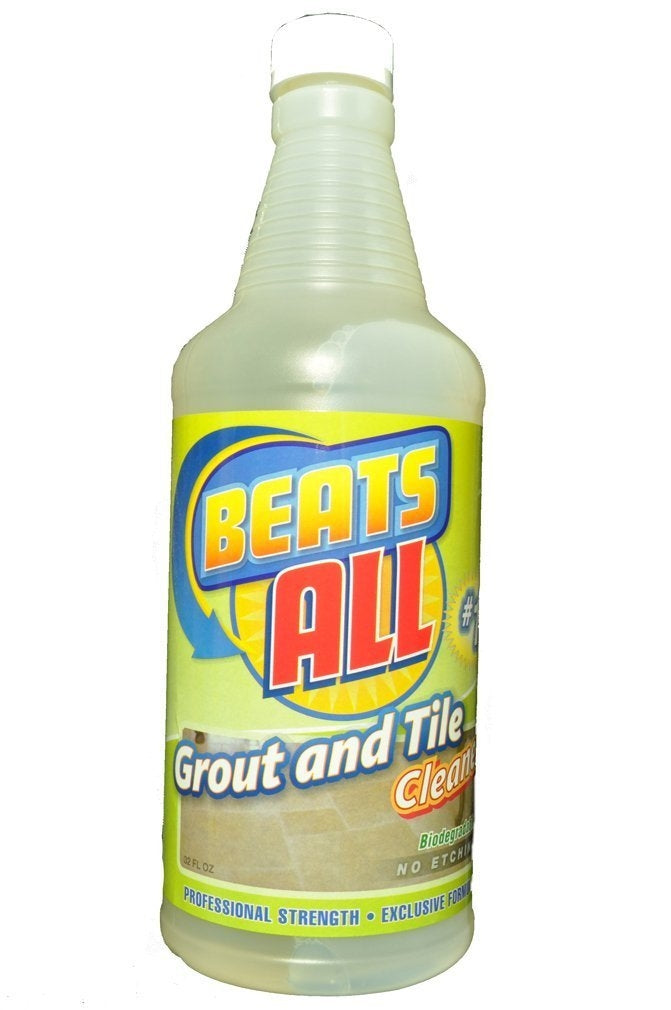 BEATS ALL,SHOWER GROUT & TILE CLEANER,32OZ BOTTLE