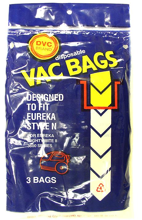 Eureka N  Vacuum Bags - Generic, 107SW  - 3 pack