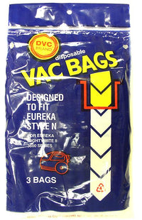 Eureka N  Vacuum Bags - Generic, 107SW  - 3 pack