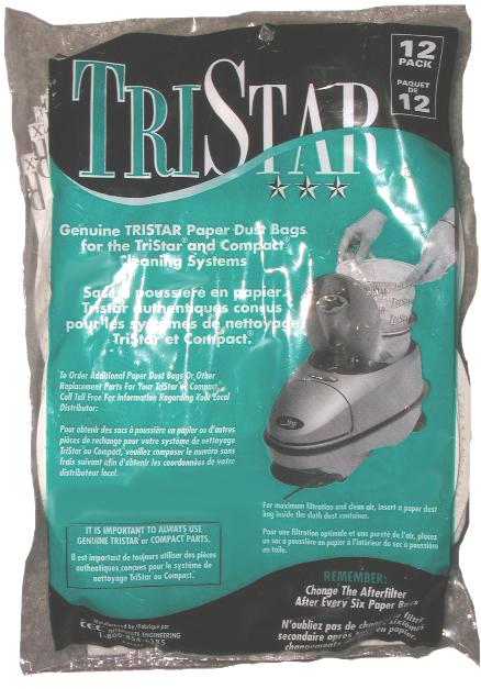 Compact Vacuum cleaner Bags- 738SEC 12/ pack 