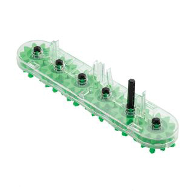 302619001 BRUSH BLOCK, 6 BRISTLE GREEN F8100