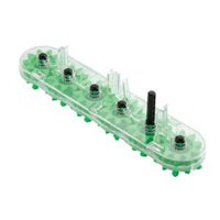 302619001 BRUSH BLOCK, 6 BRISTLE GREEN F8100