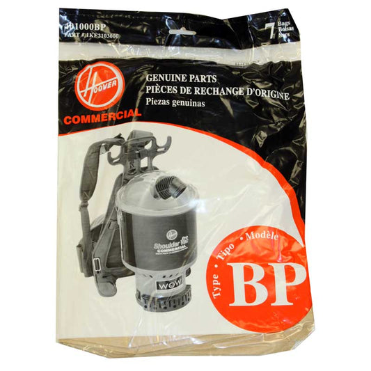 Royal / Hoover Type BP Backpack Vacuum bags - 7 Pack - Genuine 
