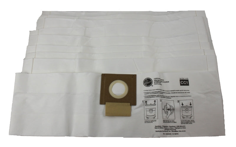 PAPER BAGS-HOOVER CH32008 HUSHTONE CANISTER,10PK CC1 BAG