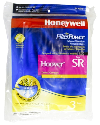 Honeywell FilterPower Micro-Filtration Vacuum Bags - Hoover Type SR
