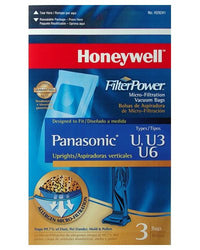 Honeywell FilterPower Micro-Filtration Vacuum Bags - Panasonic Types U, U3, U6