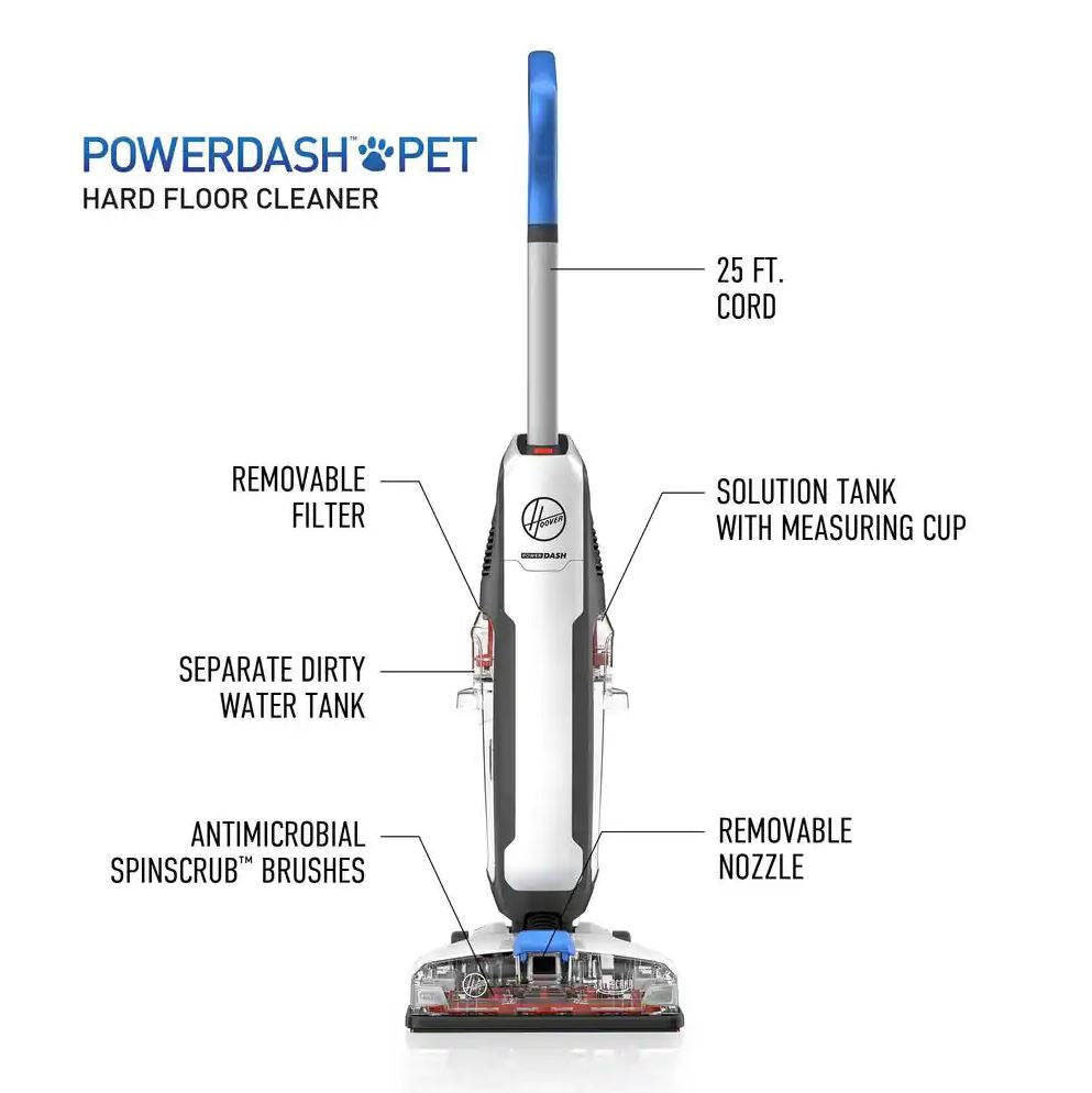 PowerDash Pet Hard Floor Cleaner Machine with 32 oz. Renewal Hard Floor Cleaner Solution Combo Kit