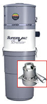 Hayden Titanium Hybrid Central Vacuum System 600 Watts, 7000 sq. ft. AHAYDEN2A