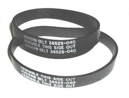 Hoover 38528-040 , 38528-027 Style 23 Upright Agitator Vacuum Belts - Genuine  - 2 belts