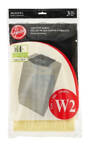 Hoover WindTunnel 2 Vacuum Cleaner Allergen Filter Bags 401010W2 - 3 pack