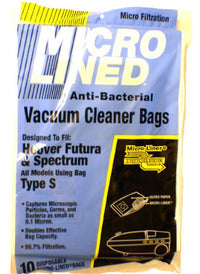 Hoover S Vacuum  Bags 4010100S- Generic - 9 pack