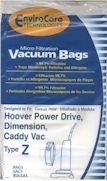 Hoover Z Allergen Vacuum  Bags  4010100Z / 4010075Z - Generic -3 Pack