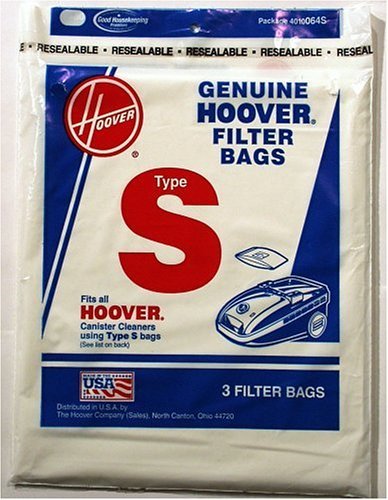 Hoover S Vacuum  Bags Regular 33 Cts.4010064S KIT12 - Genuine - MEGA DEAL