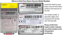 How to find Dyson Model Number