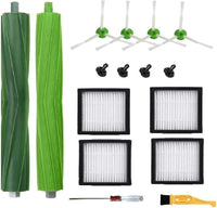 Aftermarket for iRobot Roomba i3 i3+ i4 i6 i6+ i7 i7+ i8 i8+/Plus E5 E6 E7 I,E &J Series Vacuum Cleaner,1 Set Multi-Surface Rubber 4 HEPA Filters & 4 Side Brushes