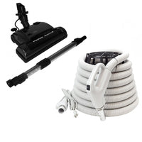 Johnny Vac PN33 electric power nozzle with telescopic wand for central vacuums