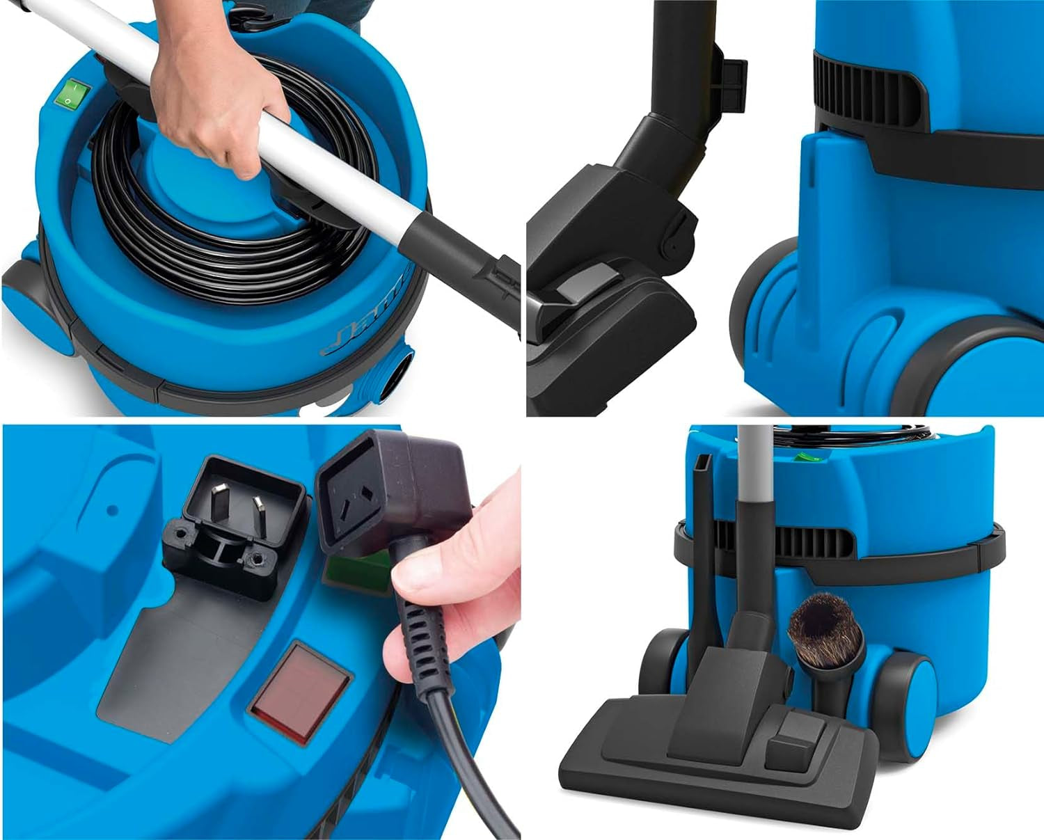 Numatic James JVP180 Henry Hi Power Canister Vacuum Cleaner with Auto Save Technology , 900764, JVP 180
