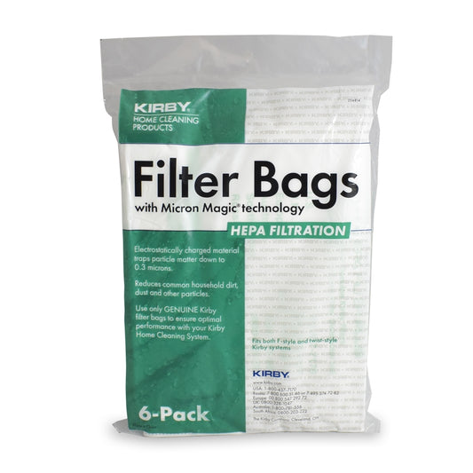Kirby: K-204814 Paper Bag, Micron Magic 6Pk HEPA MicroAllergenPlus