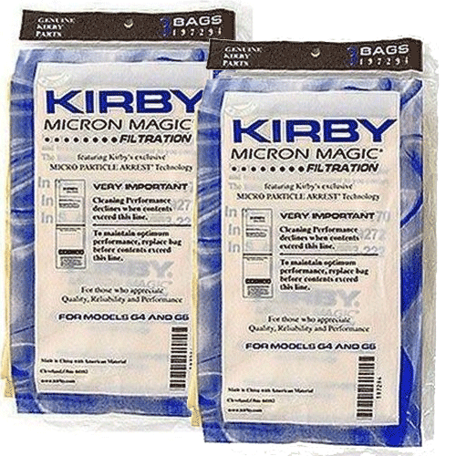 Kirby 197394 Micron Magic Bags - Genuine - 18 Bags