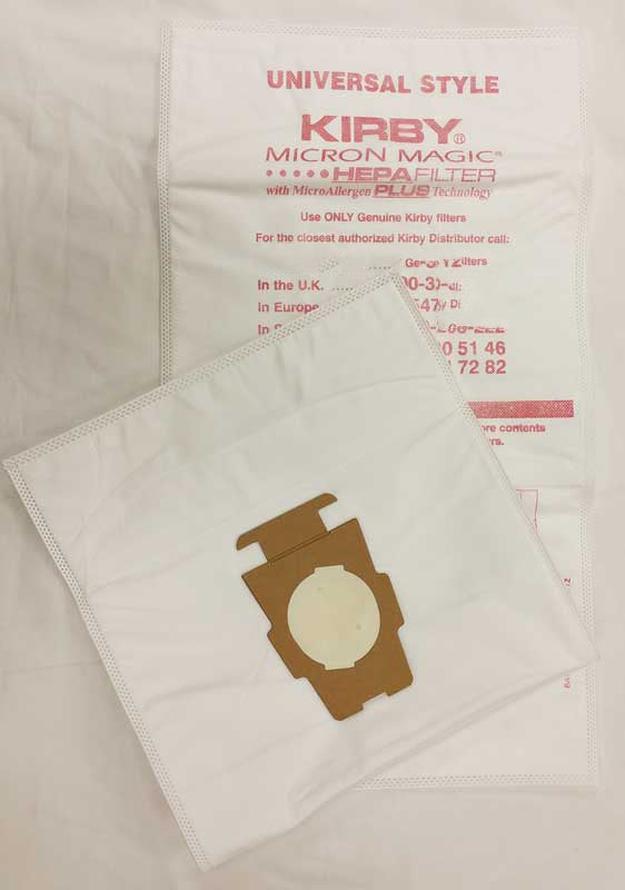 Kirby Micron Magic MicroAllergen Plus HEPA13 Bags for Avalir, Sentria and Generation Models 204814G, 204814 - 6 Bags - Genuine