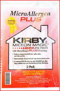 PAPER BAGS-KIRBY,MICROALLERGEN PLUS,2PK,UPRIGHT FITS GEN 4 thru AVALIR