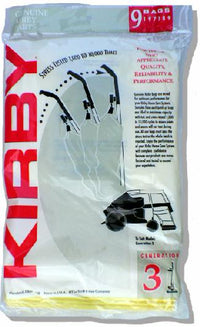 Kirby Heritage ll, Legend  Generation 3 vacuum cleaner bags- 9 Pack