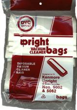 Kenmore 5002  5062 50341 Vacuum Bags - 3 Pack