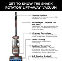 Shark LA455 Rotator Vaccum Upright Vacuum 