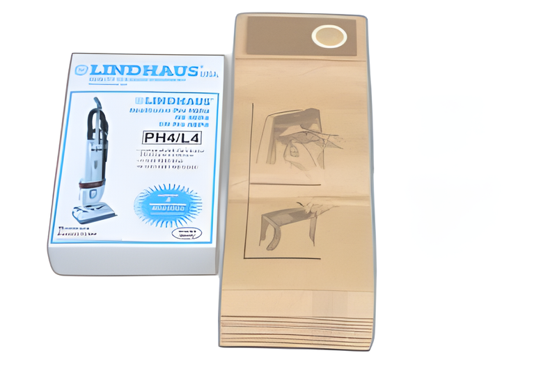 Lindhaus PH4 Paper Bags, Hpro & Rx Commercial Vacuum 10PK #030610019