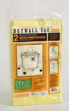 Dustless Love-Less Ash 12-18 Gal WunderBag 13141, 13144 Drywall Vacuum Bags - 2 pack - Genuine