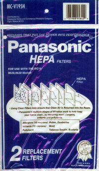 Panasonic MC-V195H Canister HEPA Filter for V9628 / V9638 - 2 Pack #AC30KGJZ000