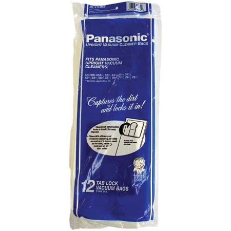 Panasonic Type U-6  Micron vacuum cleaner bags MC-V145MT- 12 pack